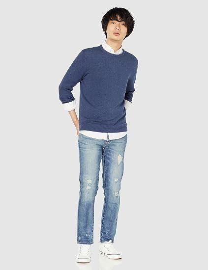 Blue Crew Neck Sweater imagen 4